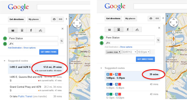 Google Maps Traffic